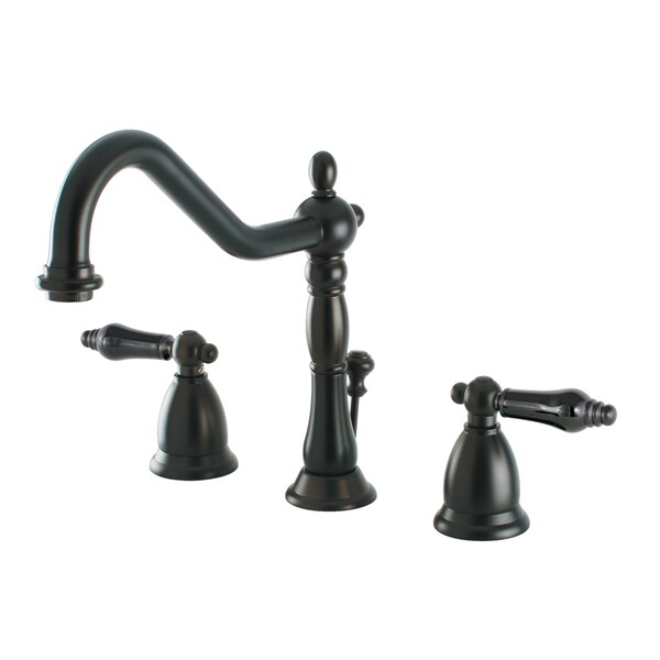8" Widespread Bathroom Faucet, Oil Rubbed Bronze
